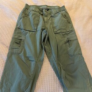 American Eagle Outfitters Sage Green Cargo Joggers